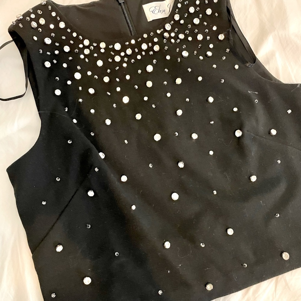 Eliza J
embellish top black